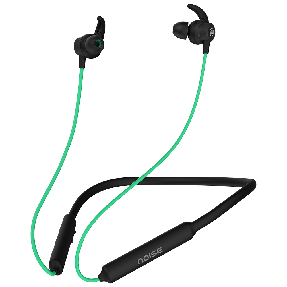 noise Tune Neckband (IPX5 Water Resistant, Voice Guidance Supported, Green)