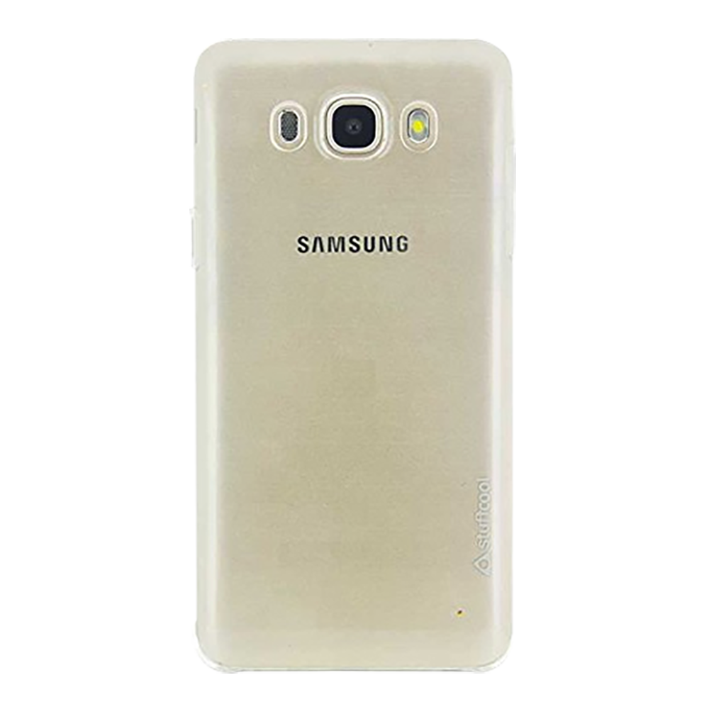 stuffcool Clair Hard Plastic Back Cover for Samsung Galaxy J7 (Camera Protection, Transparent)