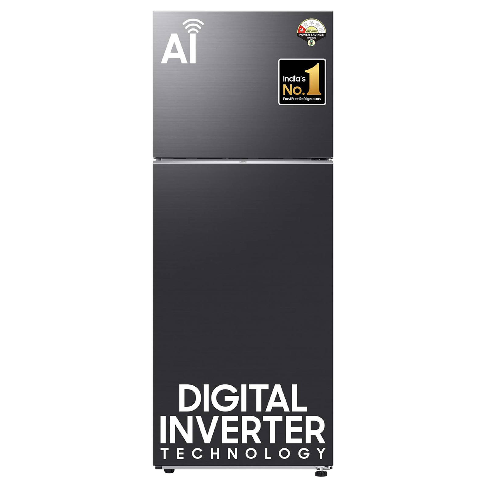 

SAMSUNG 465 Litres 1 Star Frost Free Double Door Refrigerator with Mono Cooling Technology (RT51CG662AB1TL, Black Matt)