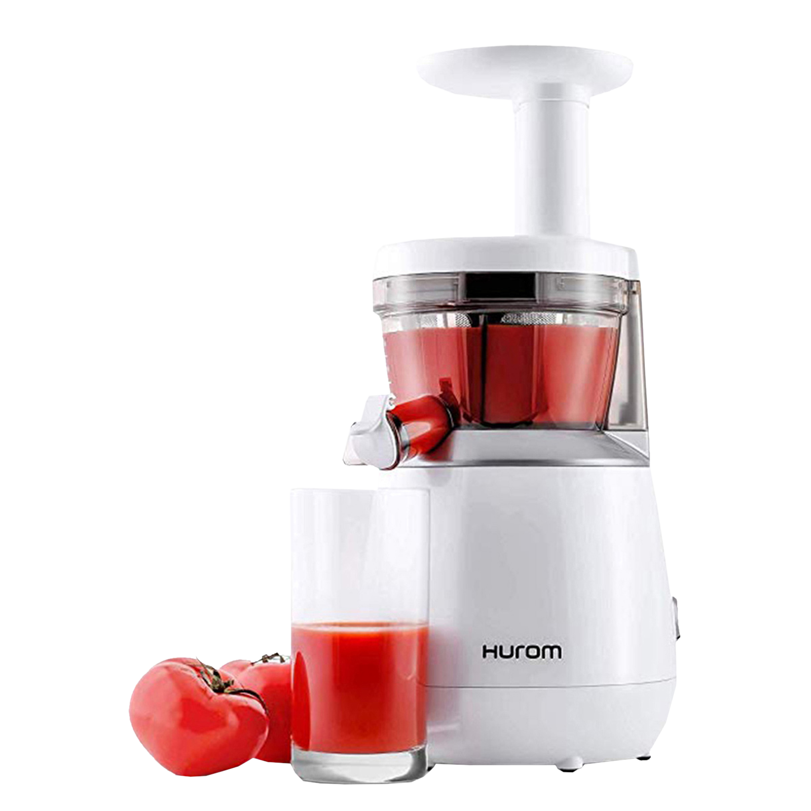 Hurom HP Series 150 Watt Cold Press Slow Juicer (43 RPM, Double-Edged Auger, White)