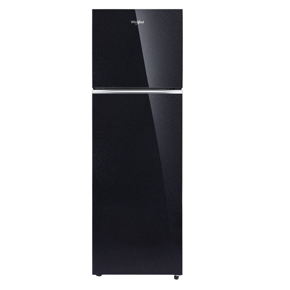 Whirlpool NeoFresh 292 Litres 2 Star Frost Free Double Door Refrigerator with 6th Sense DeepFreeze Technology (NEO 305GD PRM, Crystal Black)