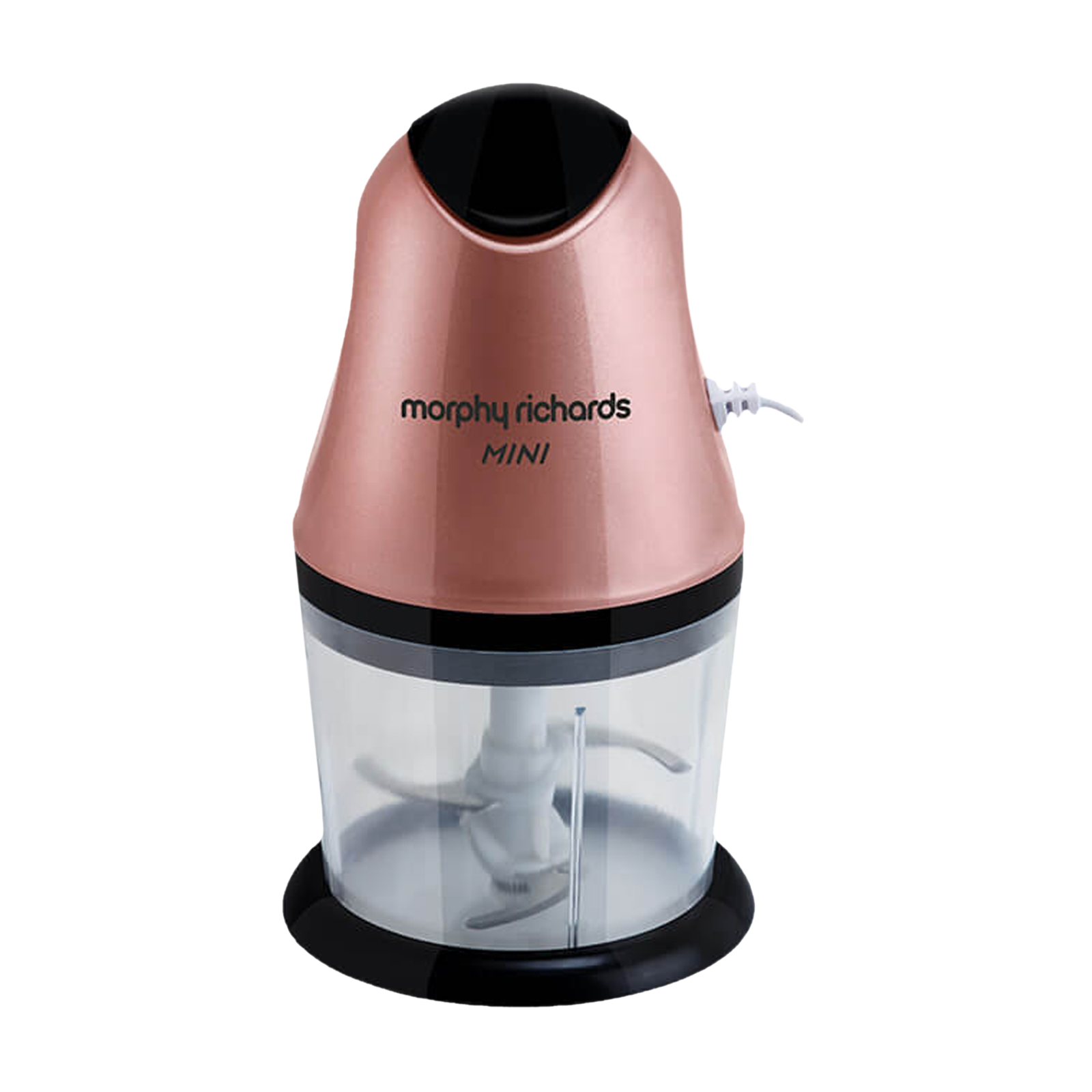 morphy richards Mini 300 Watt Chopper with 4 Blades (Rose Gold)