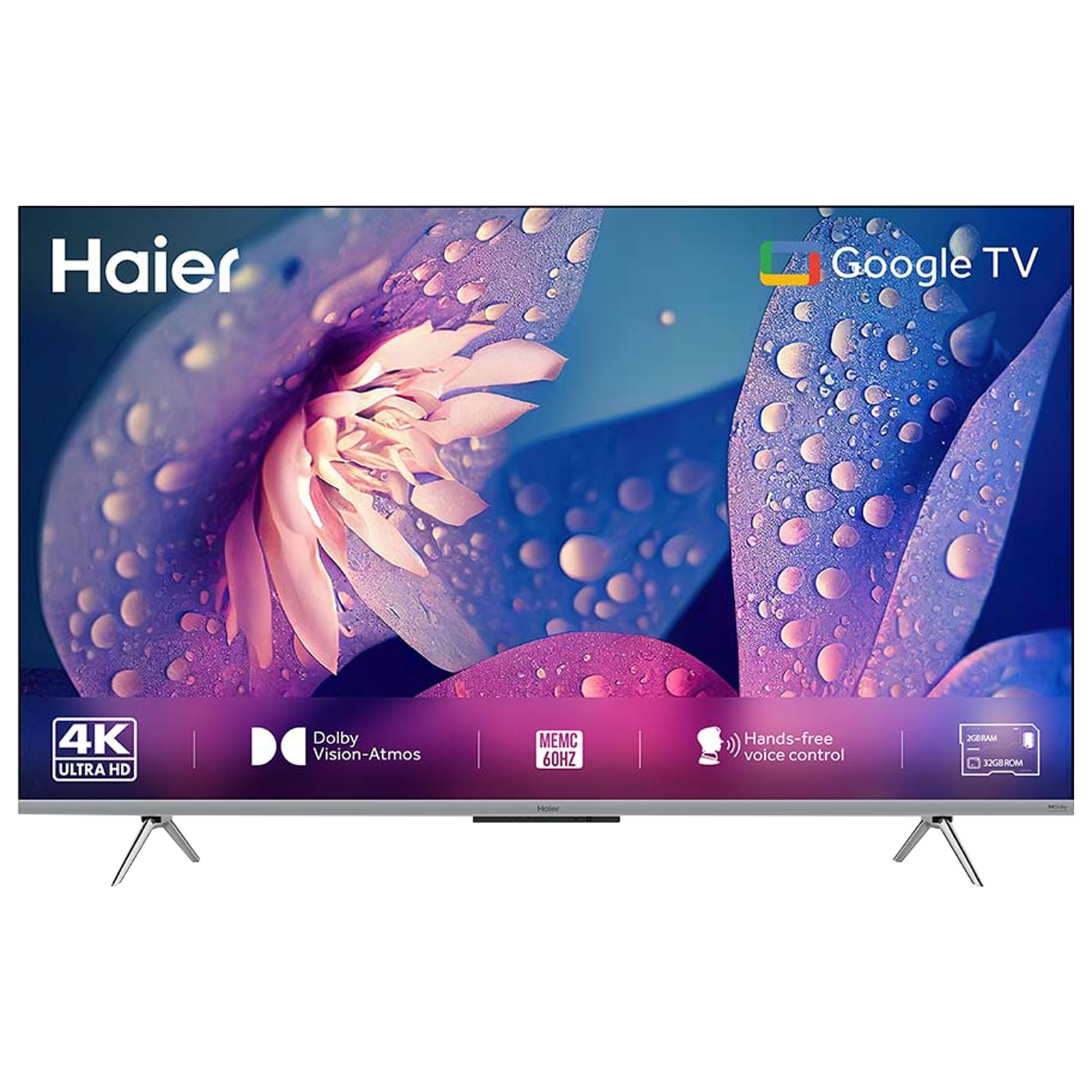 

Haier P7 Series 109 cm (43 inch) 4K Ultra HD LED Google TV with Dolby Vision & Dolby Atmos, Grey