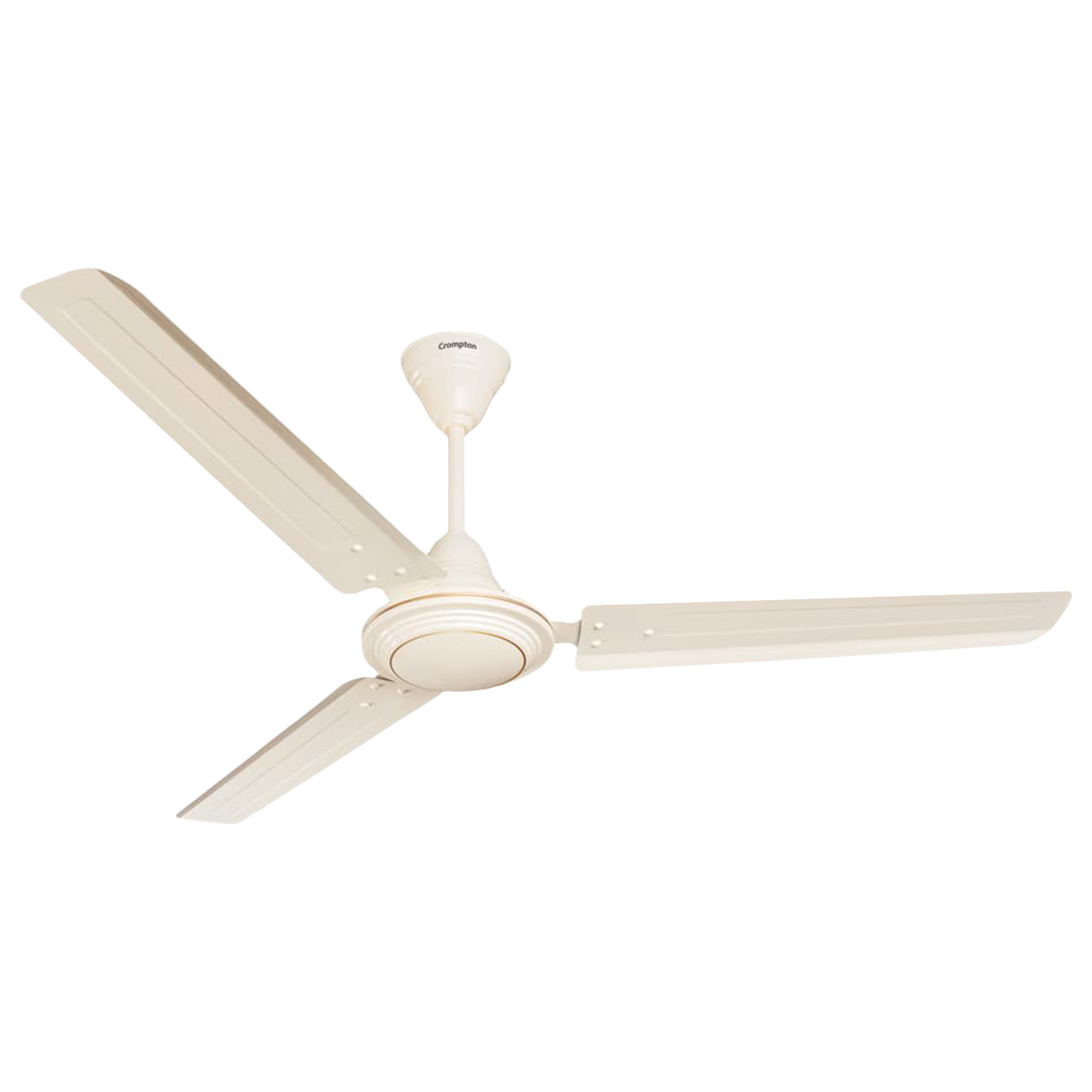 Crompton Surebreeze Hill Briz 1 Star 1200mm 3 Blade Copper Motor Ceiling Fan (High Velocity, Ivory)