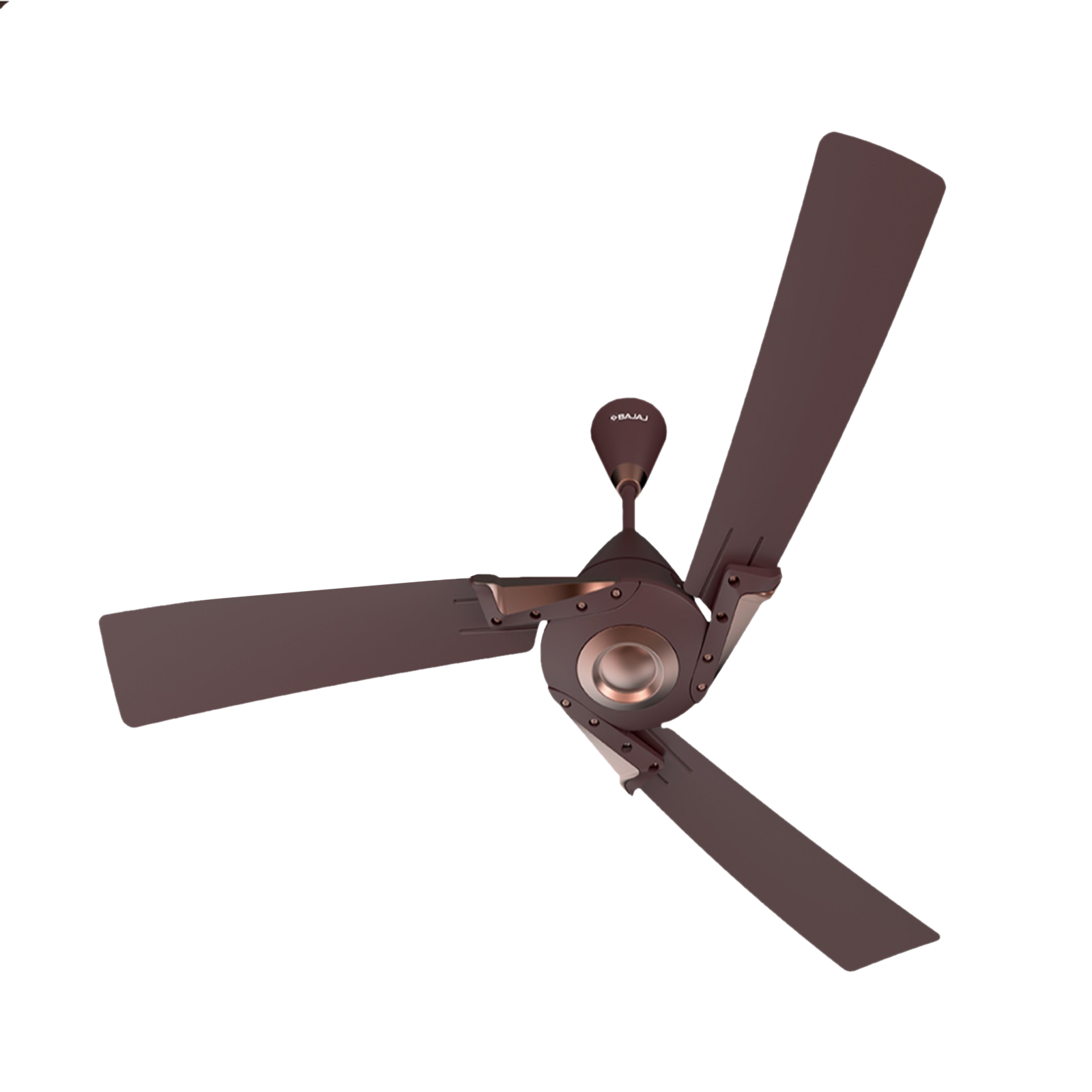 BAJAJ Euro Prime EE 1 Star 1200mm 3 Blade Silent Operation Ceiling Fan (Anti Bacterial, Walnut & Copper)