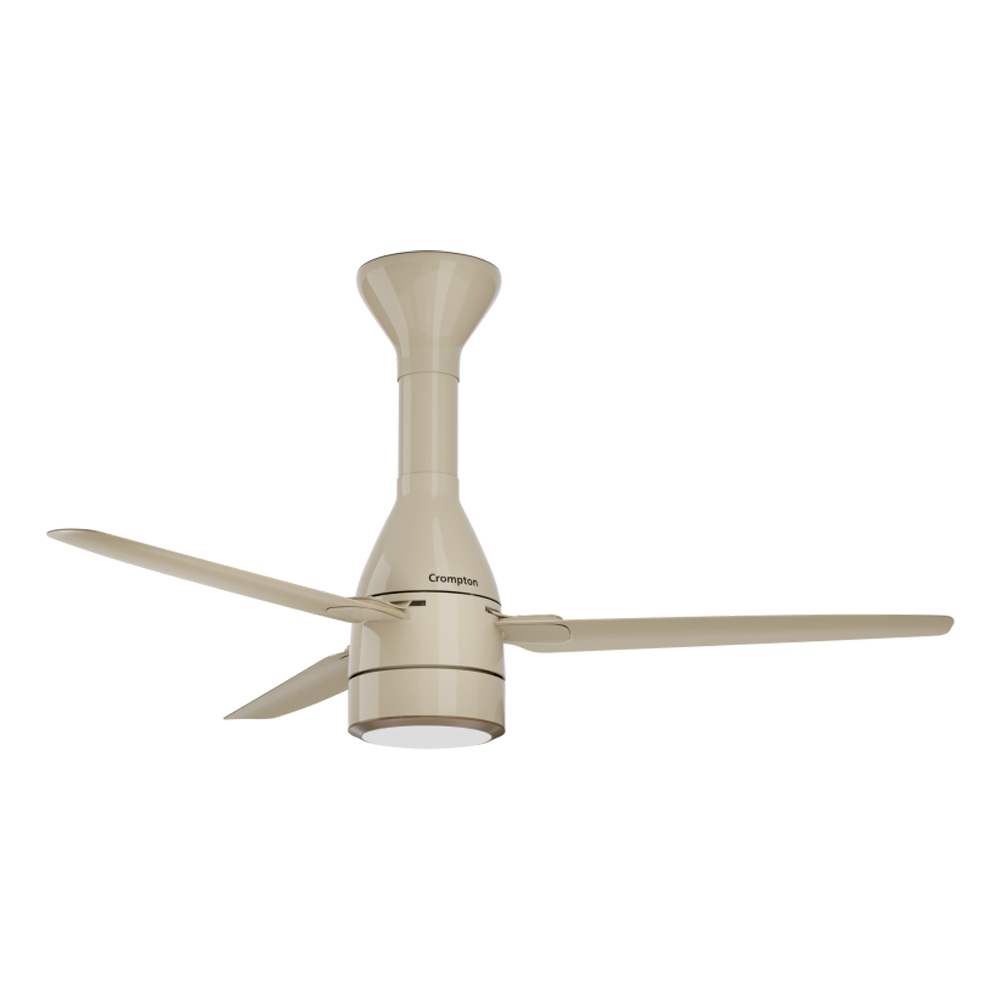 

Crompton Energion Roverr Underlight 5 Star 1200mm 3 Blade BLDC Motor Ceiling Fan with Remote (Intelligent Memory Function, Champagne Gold)