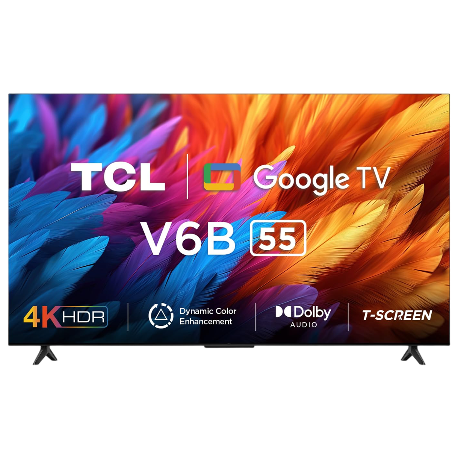 TCL V6B 139 cm (55 inch) 4K Ultra HD LED Google TV with Dolby Audio( 2024 Model)