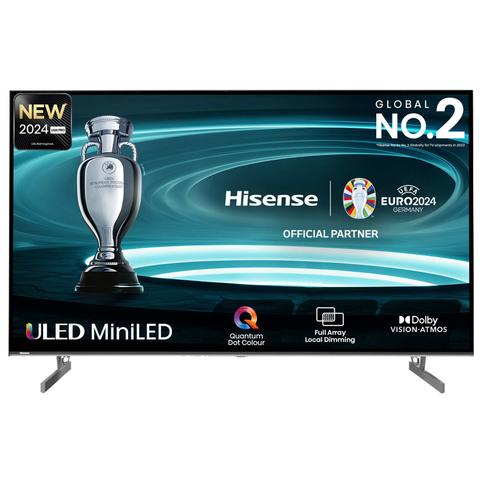 Hisense U6N Pro 139 cm (55 inch) 4K Ultra HD Mini LED VIDAA TV with Dolby Vision & Dolby Atmos