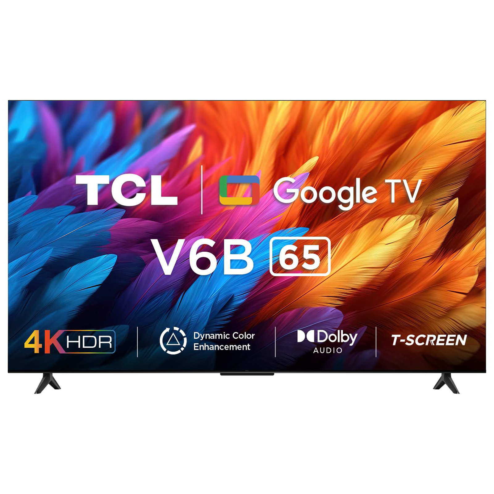 TCL V6B 164 cm (65 inch) 4K Ultra HD LED Google TV with Dolby Audio( 2024 Model)