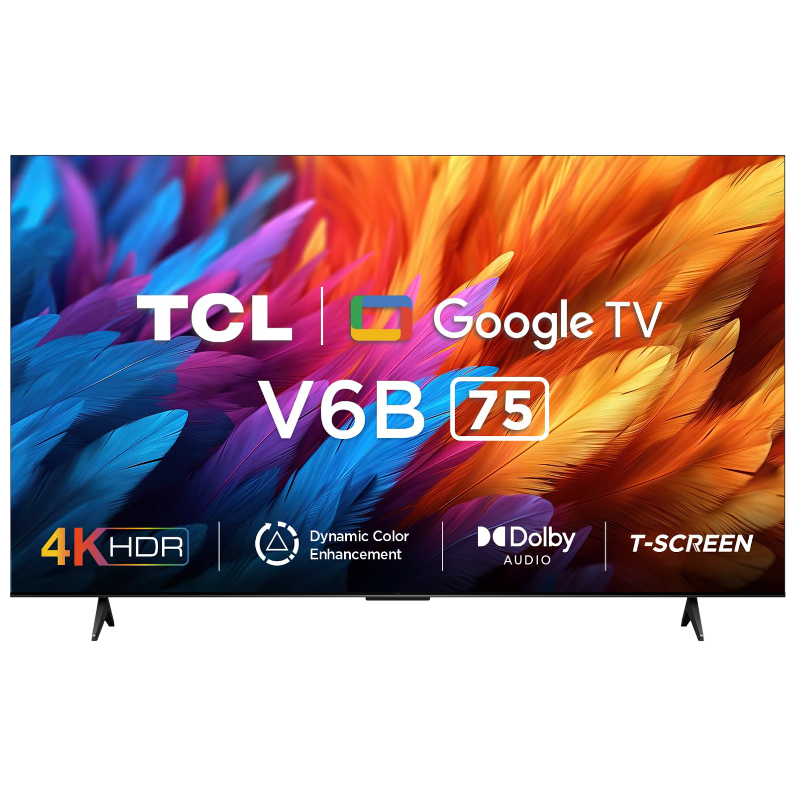 TCL V6B 189 cm (75 inch) 4K Ultra HD LED Google TV with Dolby Audio( 2024 Model)