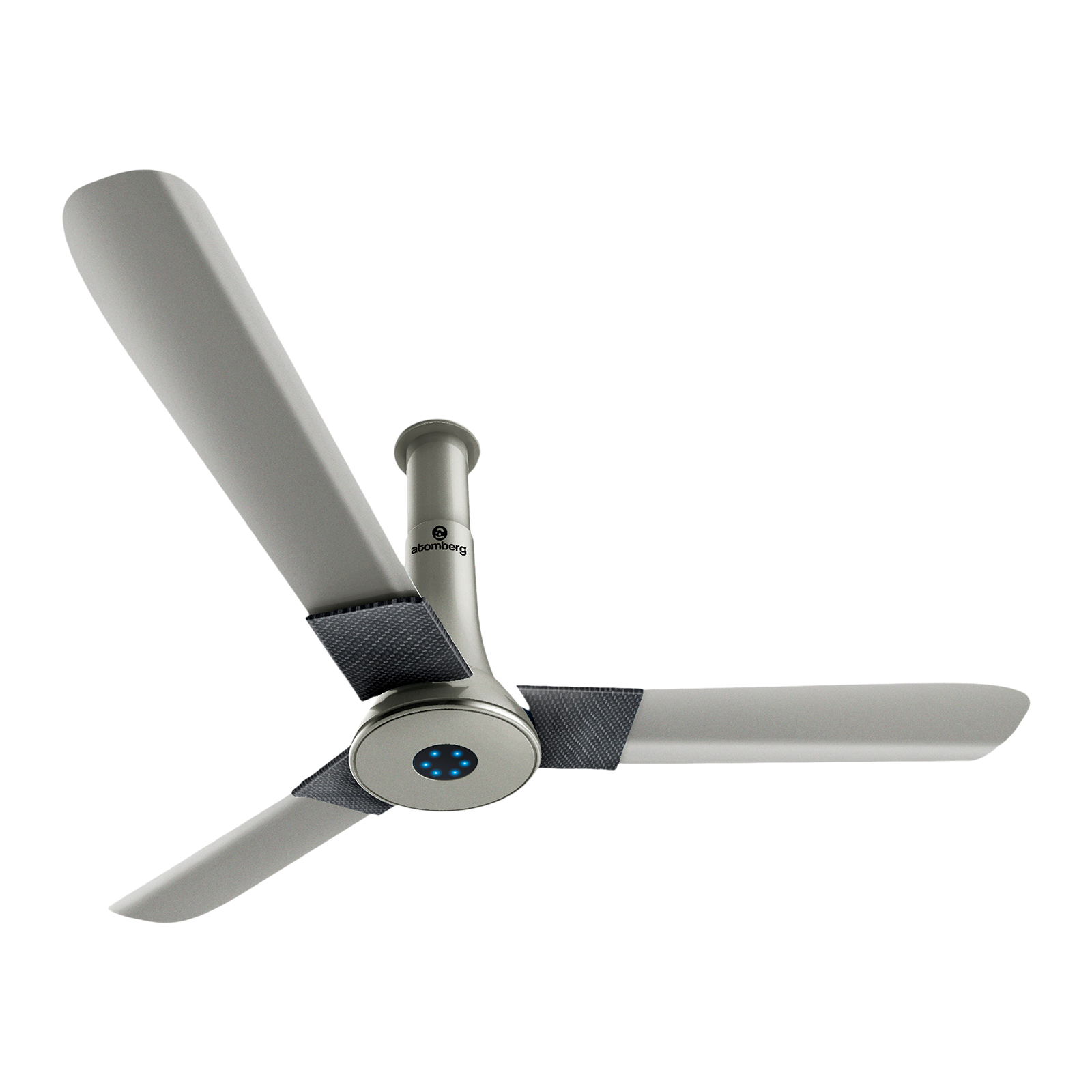 atomberg Studio+ 5 Star 1200mm 3 Blade BLDC Motor Ceiling Fan with Remote (LED Indicator, Sand Grey)