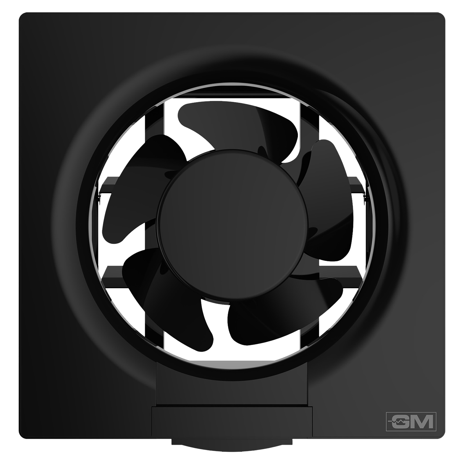 GM Eco Air 200mm Exhaust Fan (Low Noise Operation, Black)