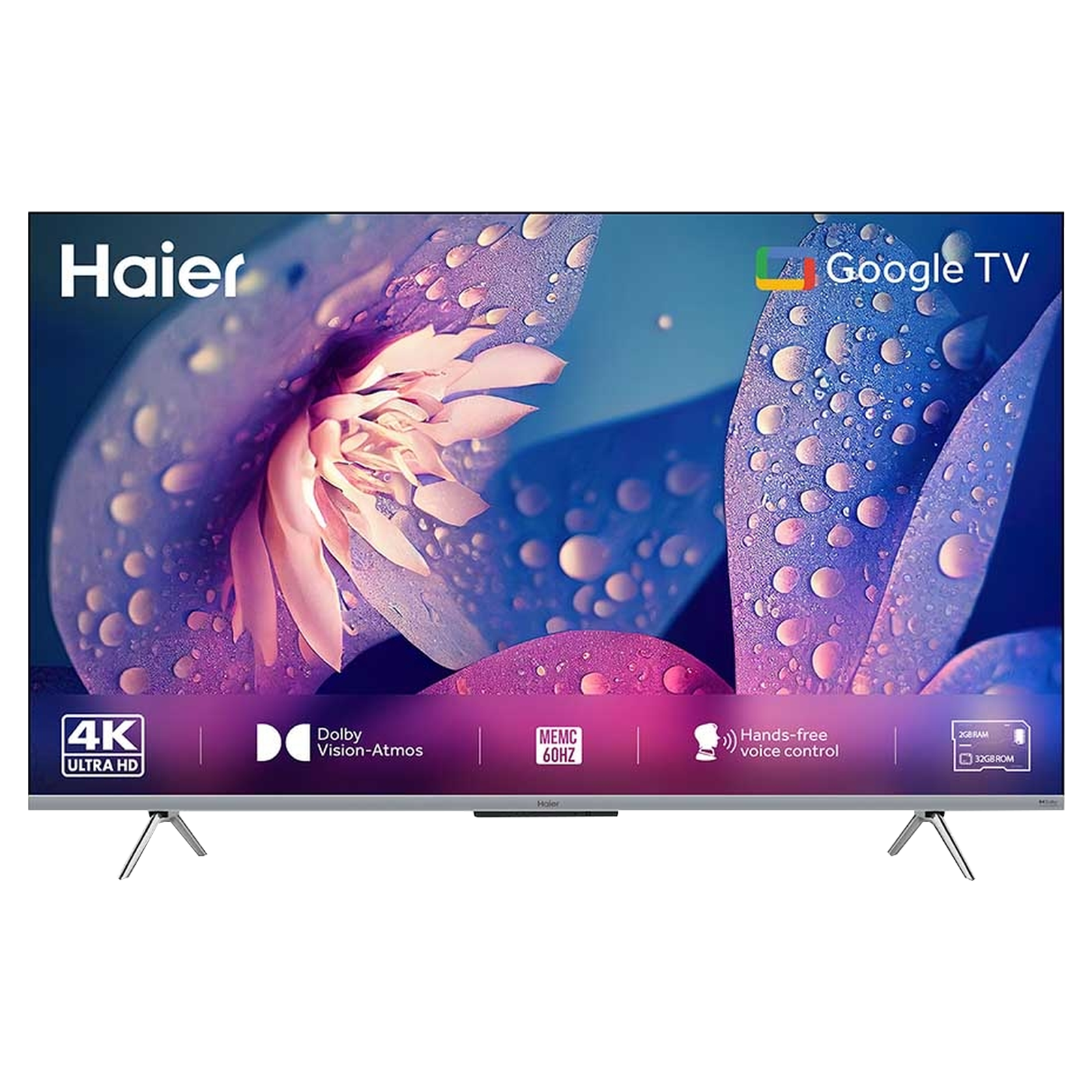 

Haier P7 Series 165 cm (65 inch) 4K Ultra HD LED Google TV with Dolby Vision & Dolby Atmos, Black