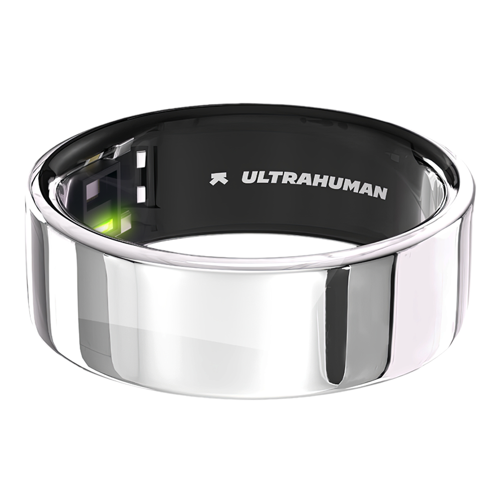 

Ultrahuman Ring Air Smart Ring with Activity Tracker (Size 14, Upto 100 Meter Water Resistant, Space Silver)