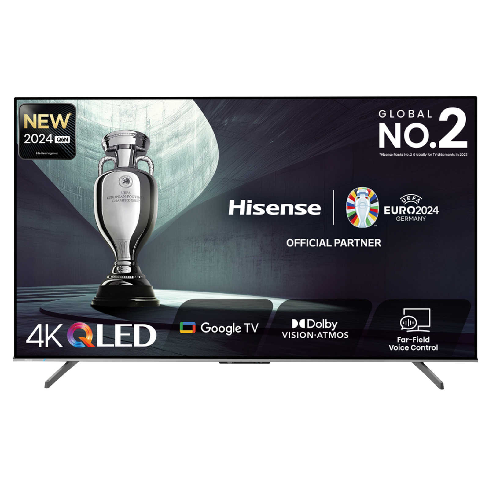 Hisense Q6N 139 cm (55 inch) QLED 4K Ultra HD Google TV with Dolby ...