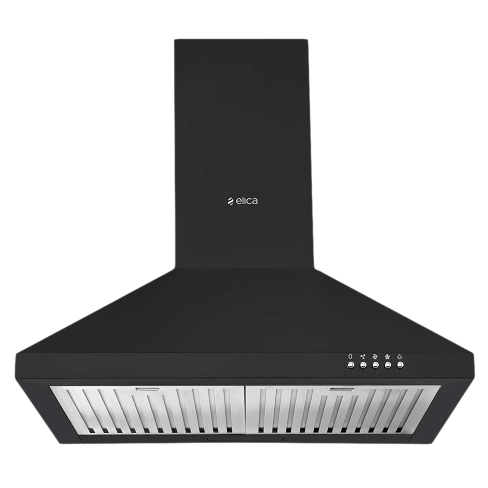 

elica AH 260 BF NERO 60cm 1100m3/hr Ducted Wall Mounted Chimney with Push Button Control (Black)