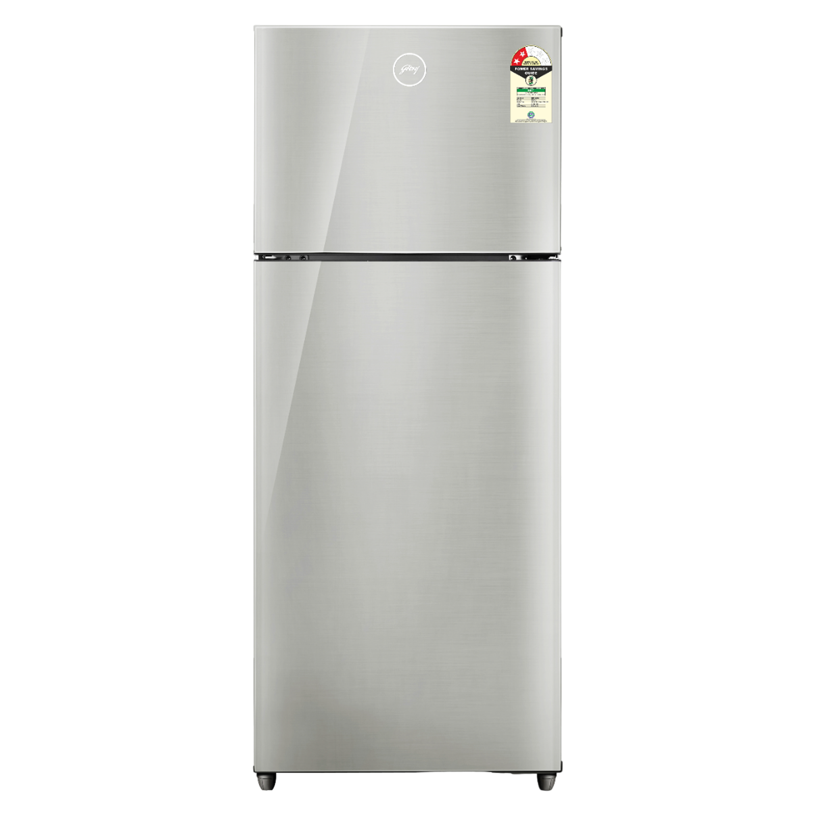 Godrej ALPHA 210 Litres 2 Star Frost Free Double Door Refrigerator with Built-in Stabilizer (RT EONALPHA 250B RI, Steel Glow)