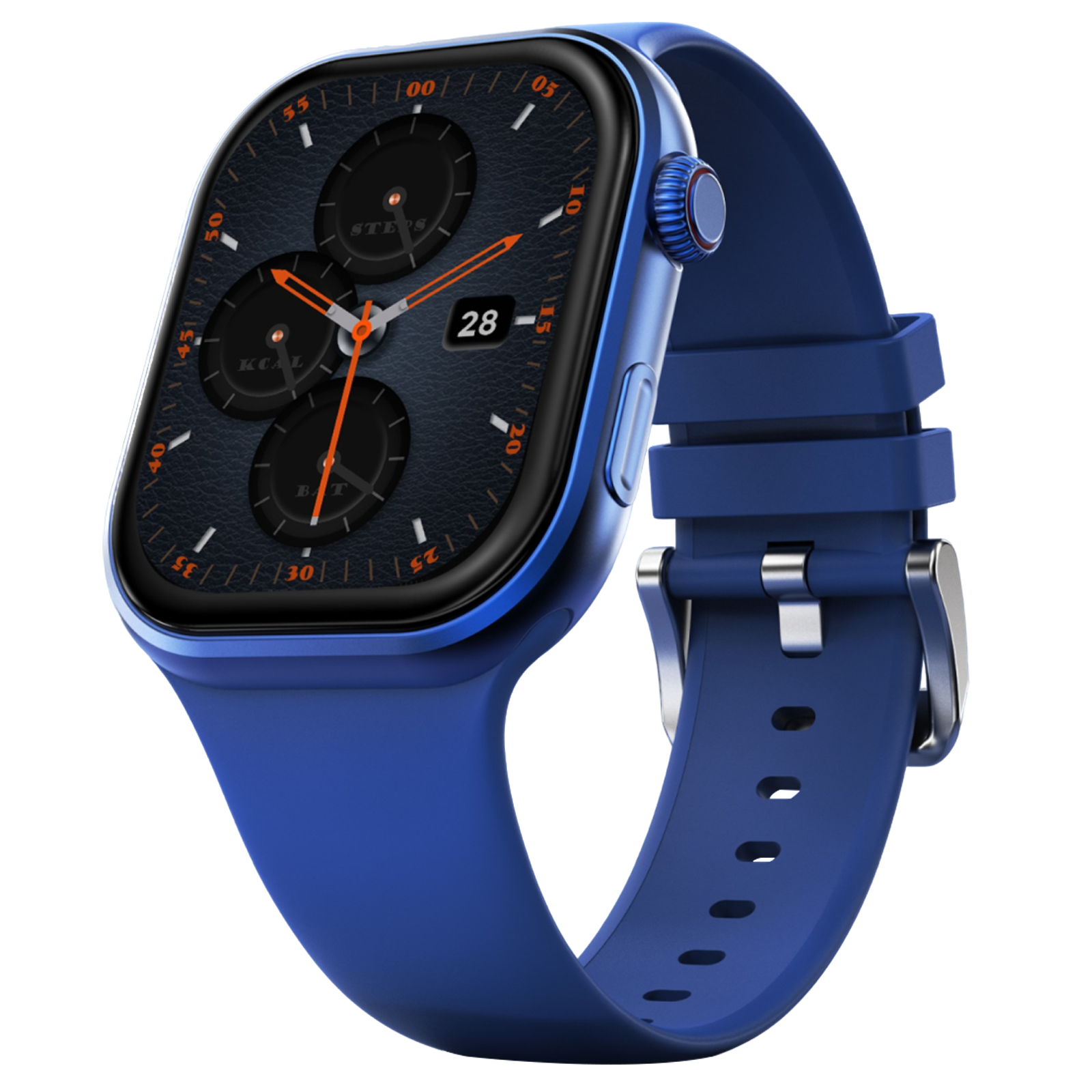 

FIRE-BOLTT Brillia Smartwatch with Bluetooth Calling (51.30mm AMOLED Display, IP67 Water Resistant, Blue Strap )