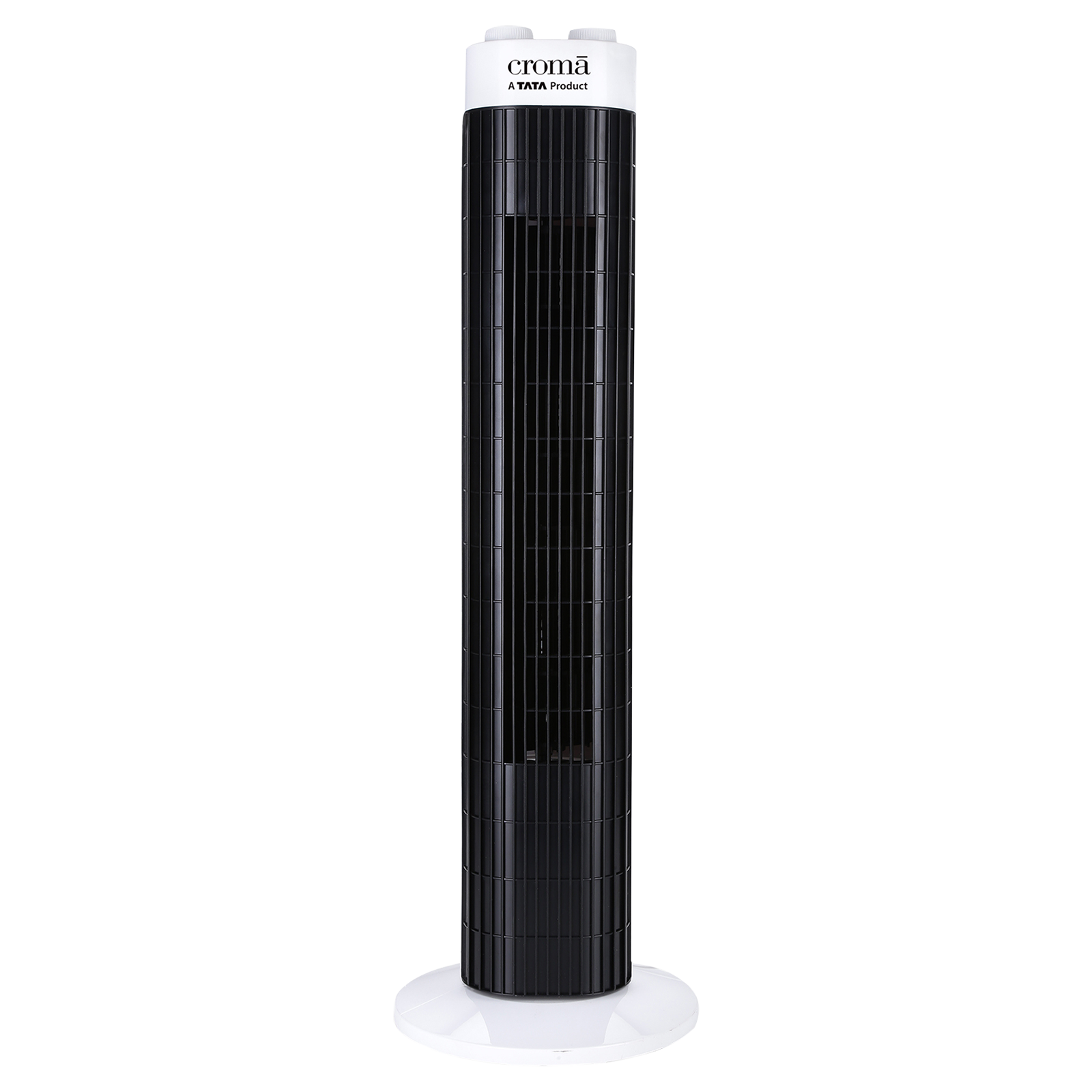 Croma Bladeless 540 m3/hr Air Delivery Tower Fan (Blade Free Design, White & Black)