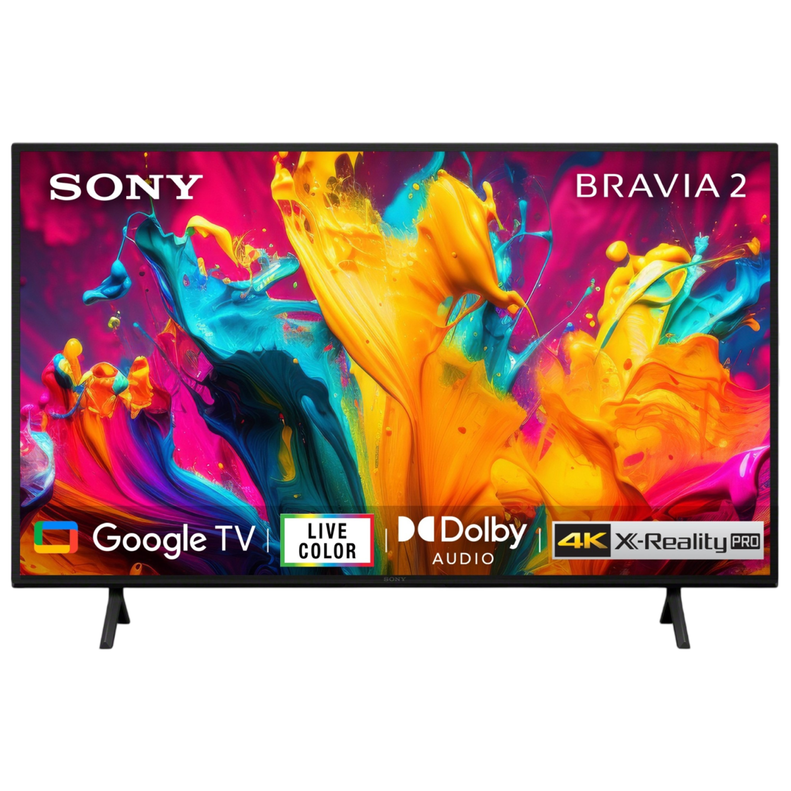 

SONY Bravia 2 109 cm (43 inch) 4K Ultra HD LED Google TV with Live Colour Technology (2024 model), Black