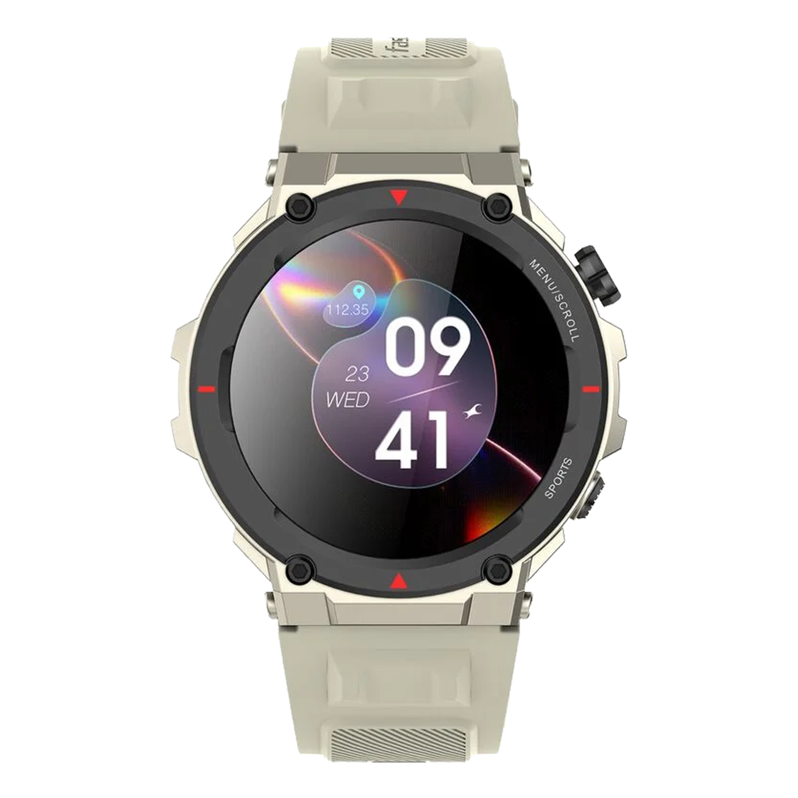 

fastrack Xtreme Pro Smartwatch with Bluetooth Calling (36.3mm AMOLED Display, IP68 Water Resistant, Beige Strap)