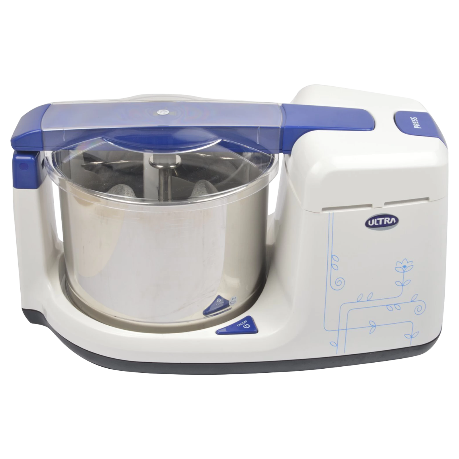 Elgi Ultra Bigg Plus 2.5 Litres 2 Stones Wet Grinder (Multi Utility Drum, White)