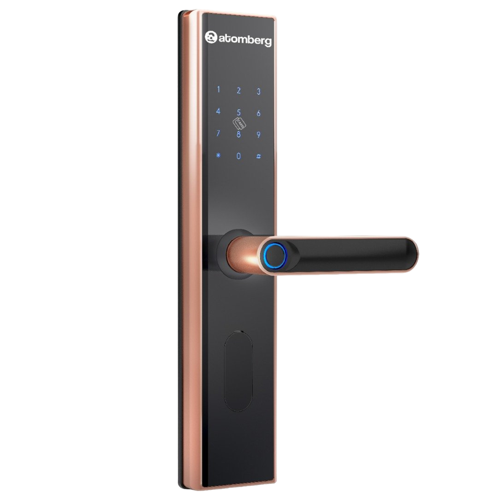 atomberg Smart Door Lock (Snoop Protection, SL1, Rose Gold)