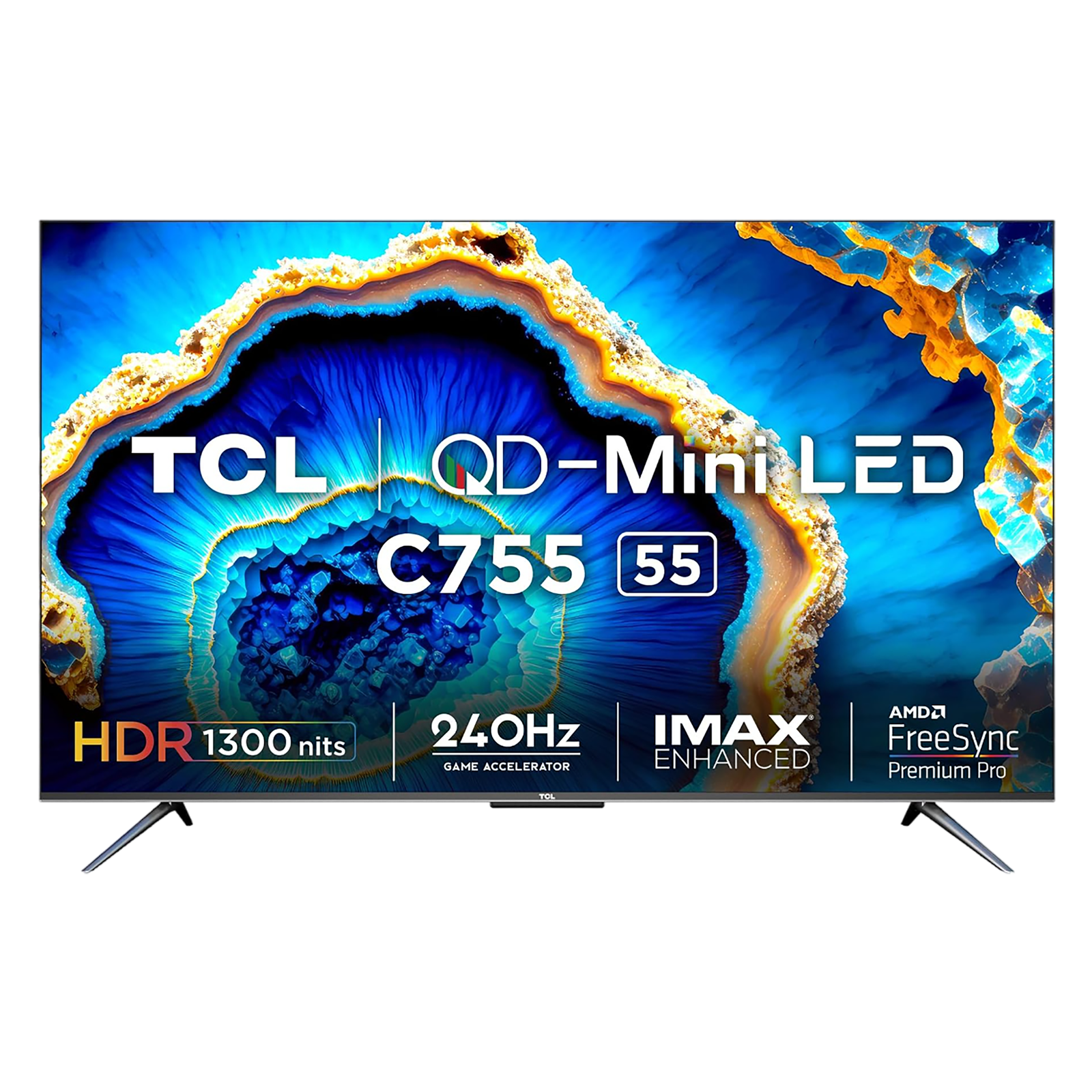 

TCL C755 140 cm (55 inch) Mini LED 4K Ultra HD Google TV with Dolby Vision and Dolby Atmos (2023 model), Black