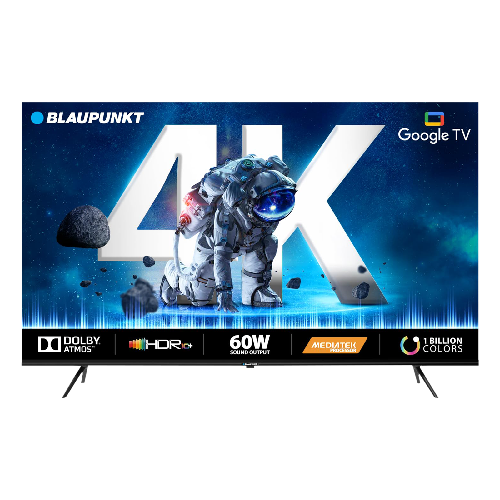 

BLAUPUNKT CyberSound G2 139 cm (55 inch) LED 4K Ultra HD Google TV with Dolby Vision and Dolby Atmos (2023 model), Black