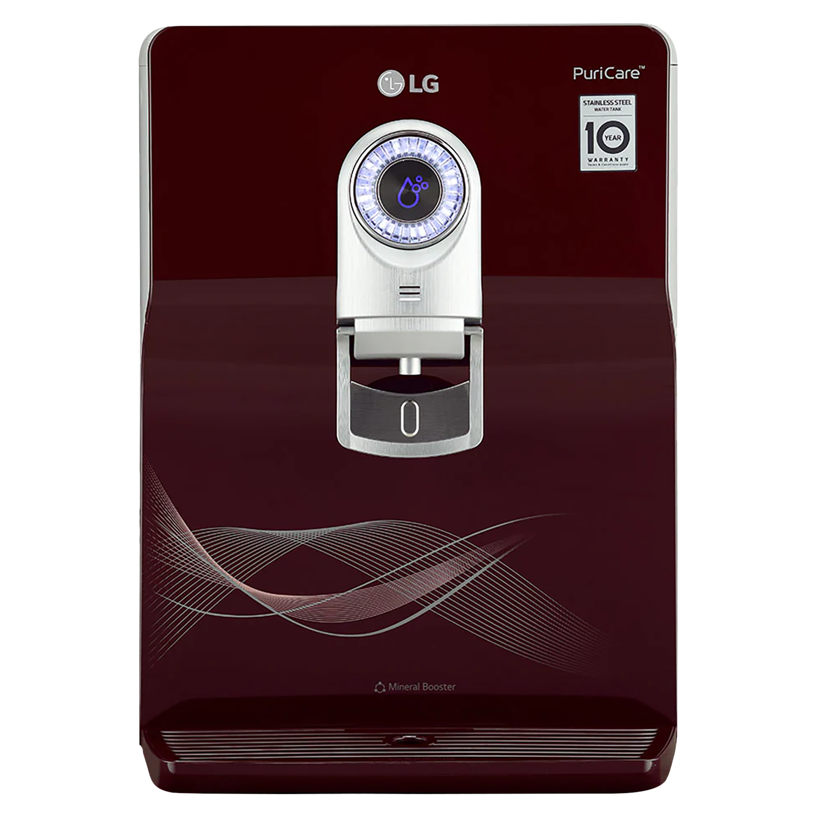 

LG PuriCare 8L RO + UV + UF Water Purifier with Multi Stage Filtration Process (Crimson Red)