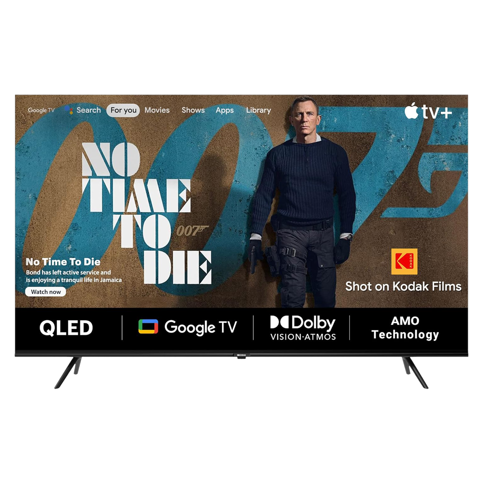 

KODAK Matrix 126 cm (50 inch) QLED 4K Ultra HD Google TV with DTS TruSurround Technology (2022 model), Black