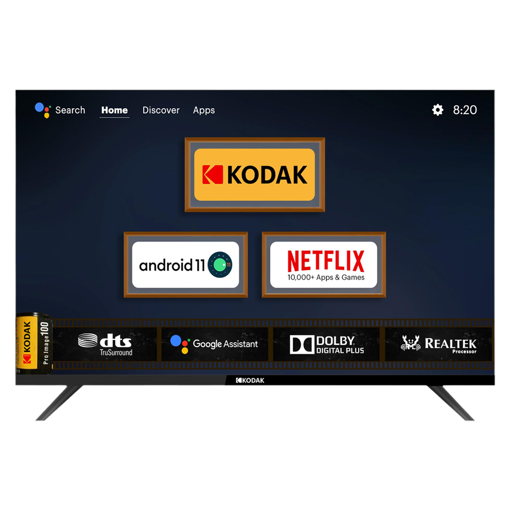 KODAK 9XPRO 100 cm (40 inch) Full HD LED Smart Android TV with Dolby Digital Plus (2024 model)