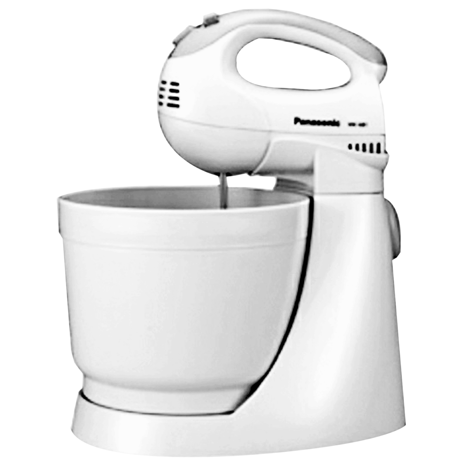 Panasonic 200 Watts Stand Mixer (2 Attachments, 5 Speed Selection, MK-GB1, White)