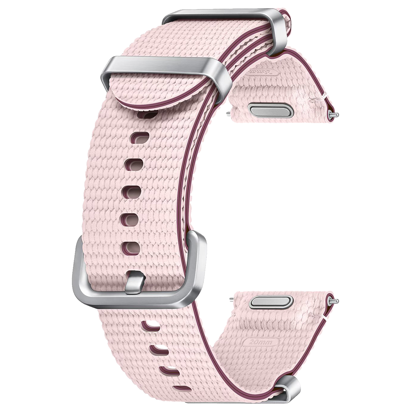 

SAMSUNG ET-SOL30SPEGIN HNBR Athleisure Band for Galaxy Watch7 (S/M) (Breathable Design, Pink)