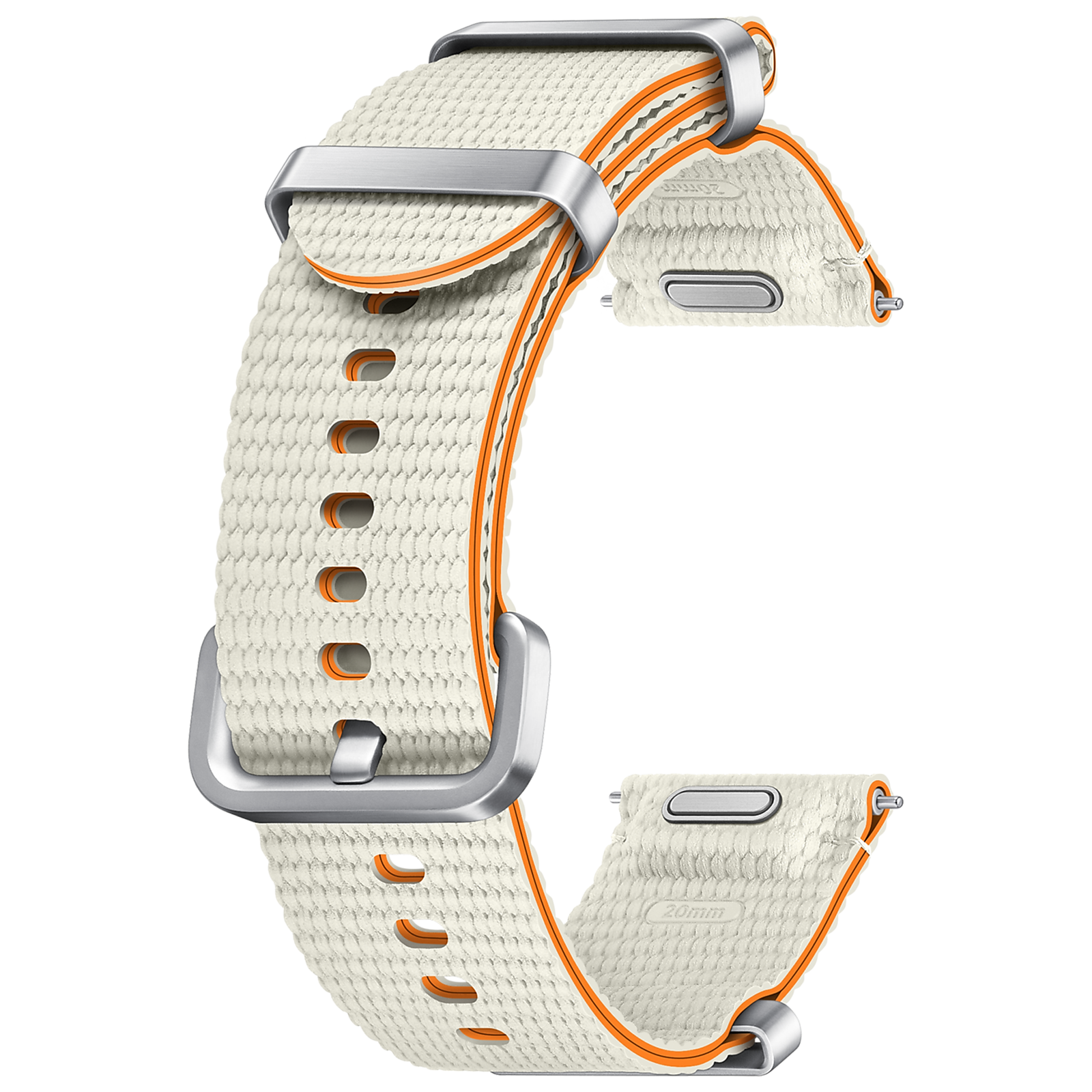 

SAMSUNG ET-SOL30SWEGIN HNBR Athleisure Band for Galaxy Watch7 (S/M) (Effortless Style, Cream)