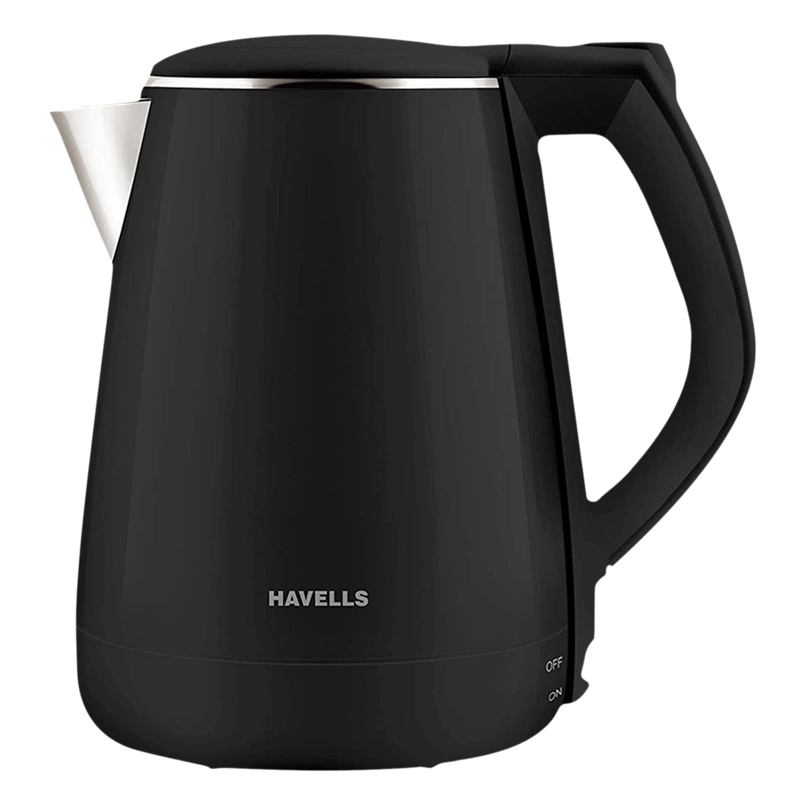 

HAVELLS Aqua Plus 1500 Watt 1.2 Litre Electric Kettle with Auto Shut Off (Black)