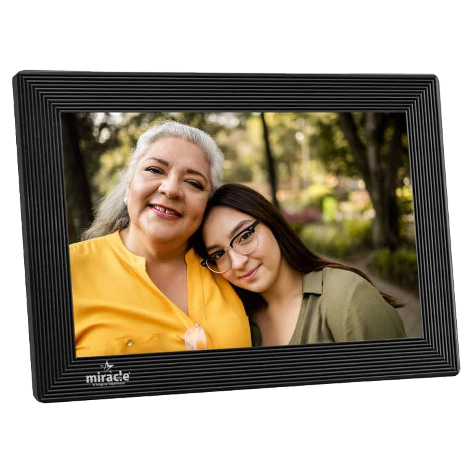 

Miracle Digital 25.65cm (10.1 Inches) Wifi Digital Photo Frame (Stereo Speaker, R8188EU1, Black)