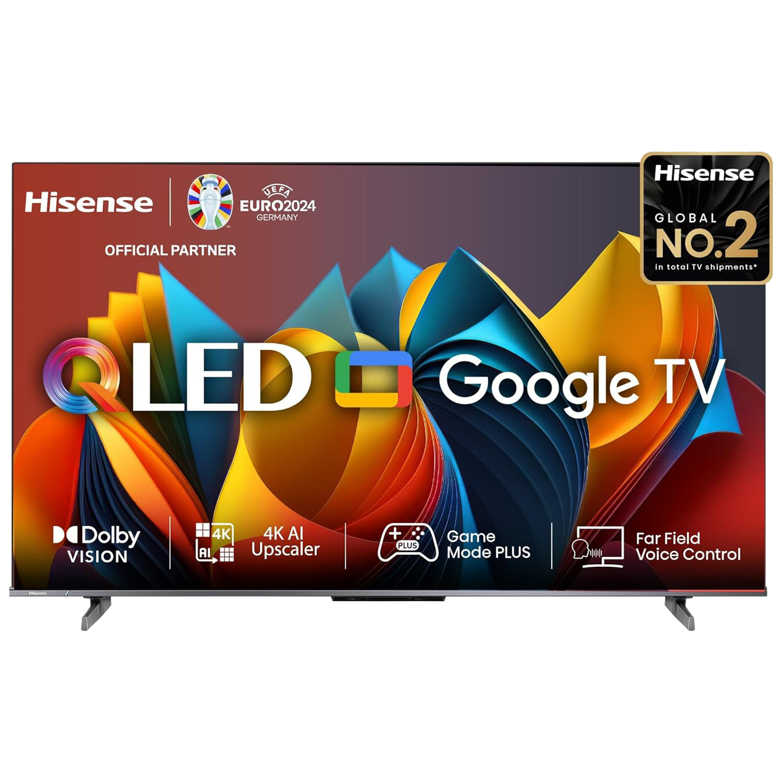 

Hisense E68N 139 cm (55 inch) 4K Ultra HD QLED Google TV With AI Adaptive Depth (2024 Model), #000000