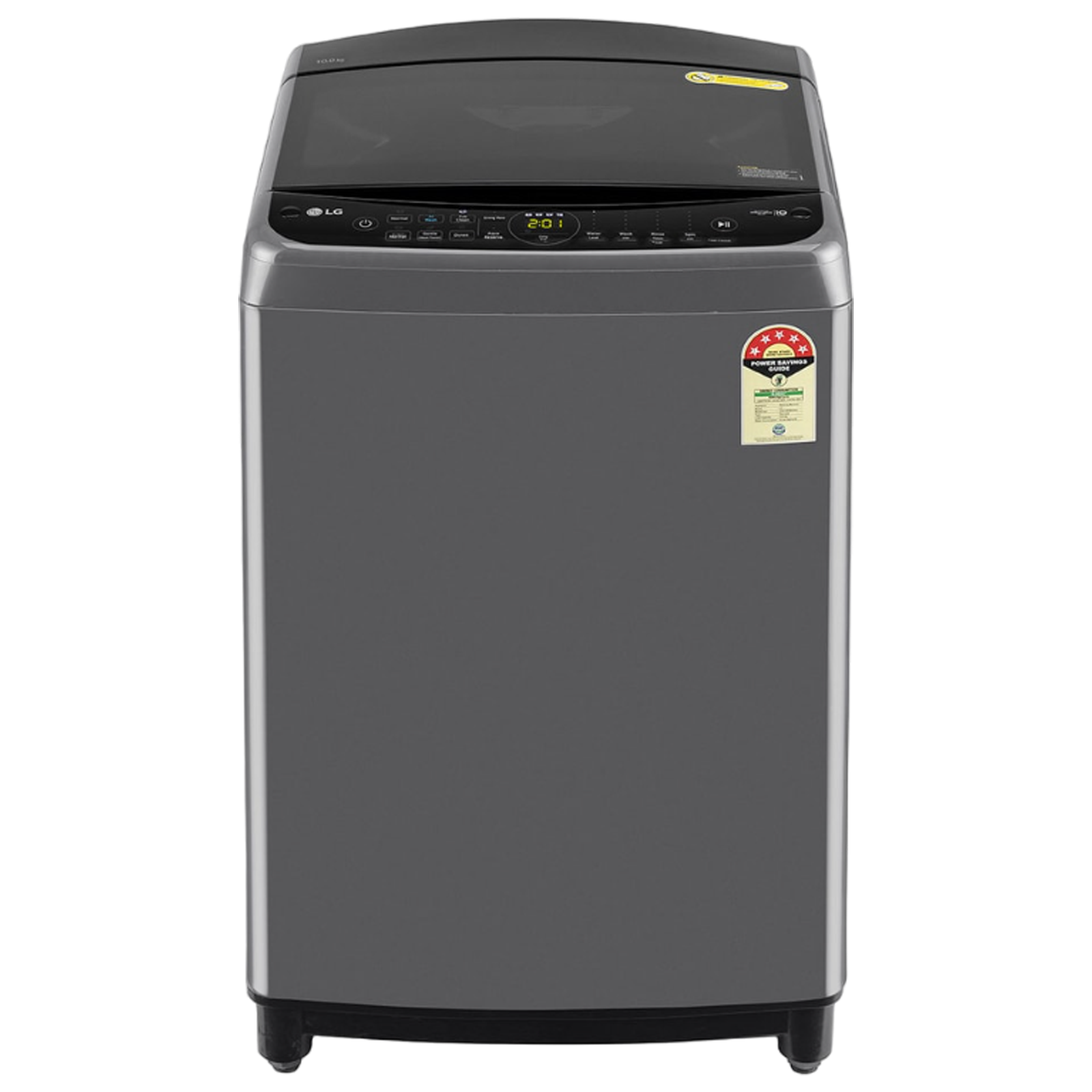 LG 10 kg 5 Star Fully Automatic Top Load Washing Machine (THD10NPM, AI Direct Drive, Middle Black)