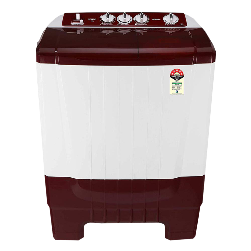 

ONIDA 8 kg 5 Star Semi Automatic Washing Machine with Magic Filter (S80SCTR, Lava Red), #341211