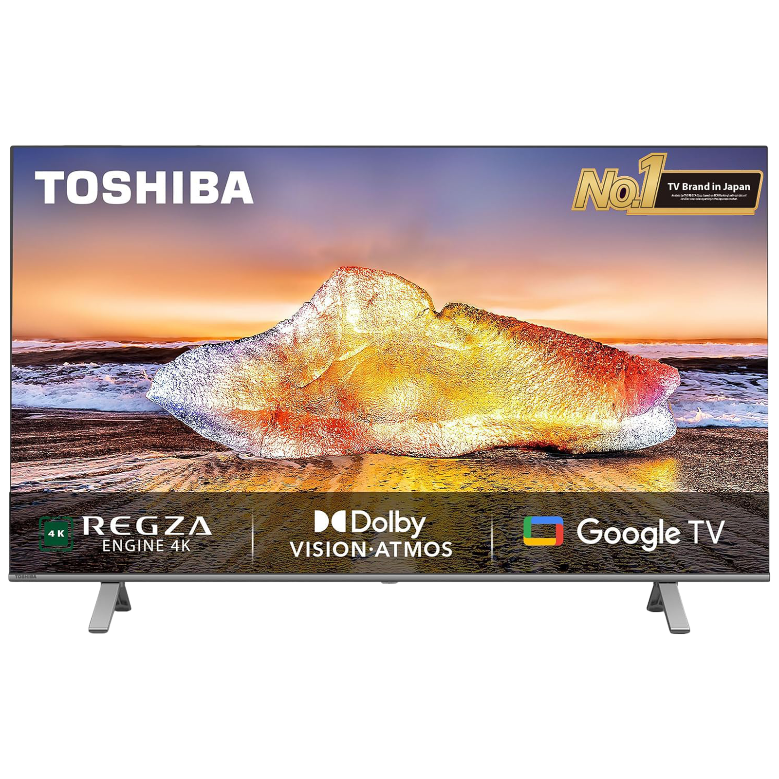 

TOSHIBA C350MP 139 cm (55 inch) 4K Ultra HD LED Google TV with Regza Engine 4K, Silver
