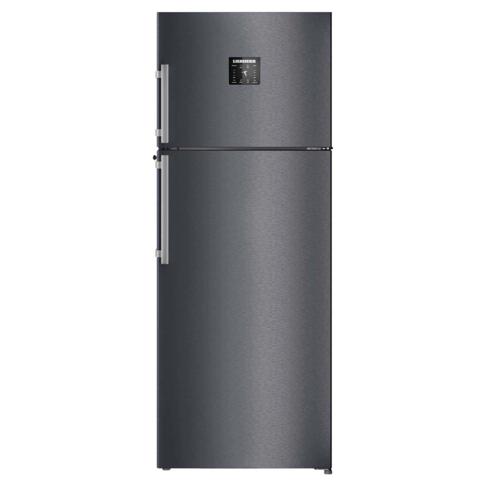 

LIEBHERR Cluster 5 428 Litres 2 Star Frost Free Double Door Refrigerator with Stabilizer Free Operation (TEBcsB 4255, Cobalt Steel)