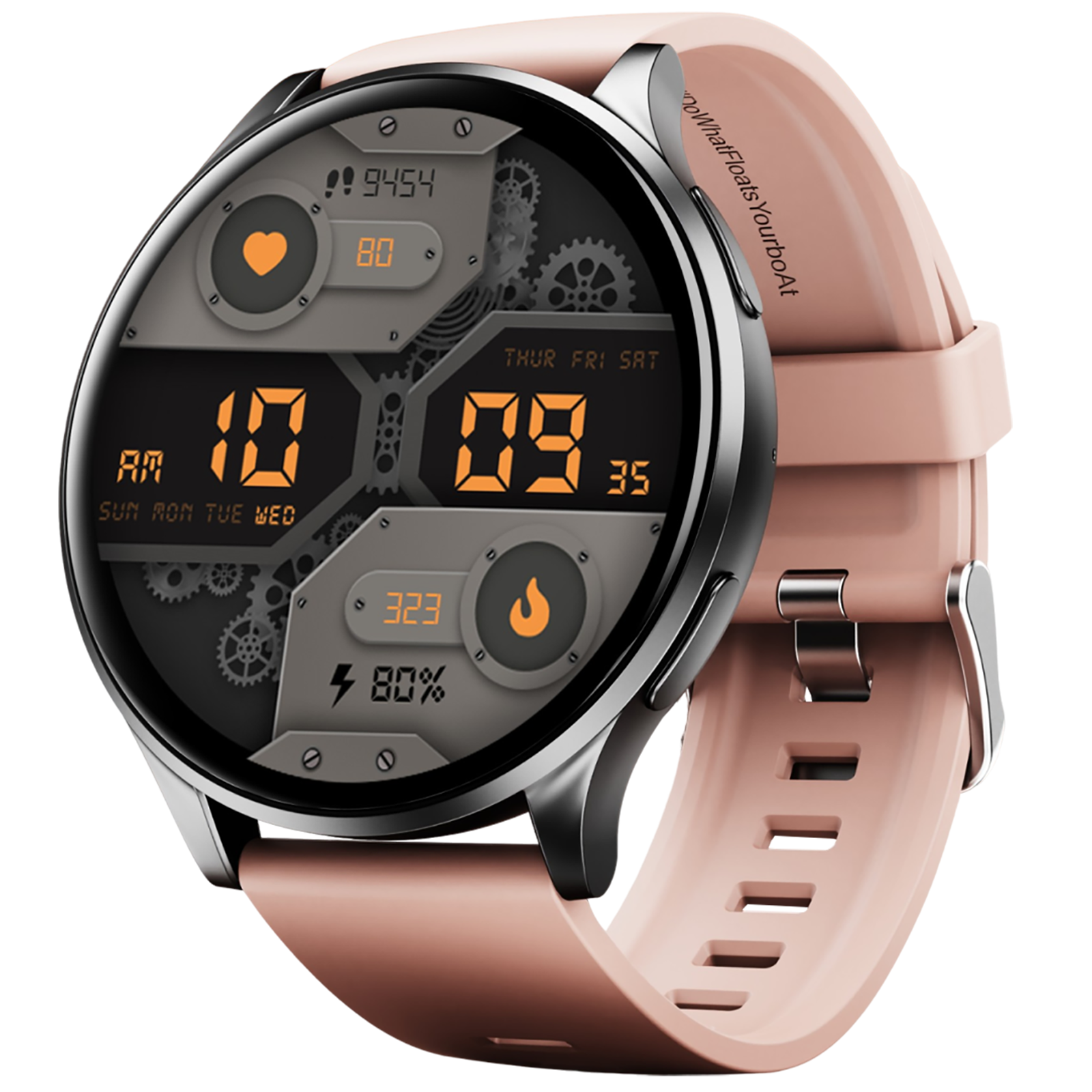 

boAt Lunar Prime Smartwatch with Bluetooth Calling (36.83mm AMOLED Display, IP67 Dust, Sweat & Splash Resistant, Cherry Blossom Strap)