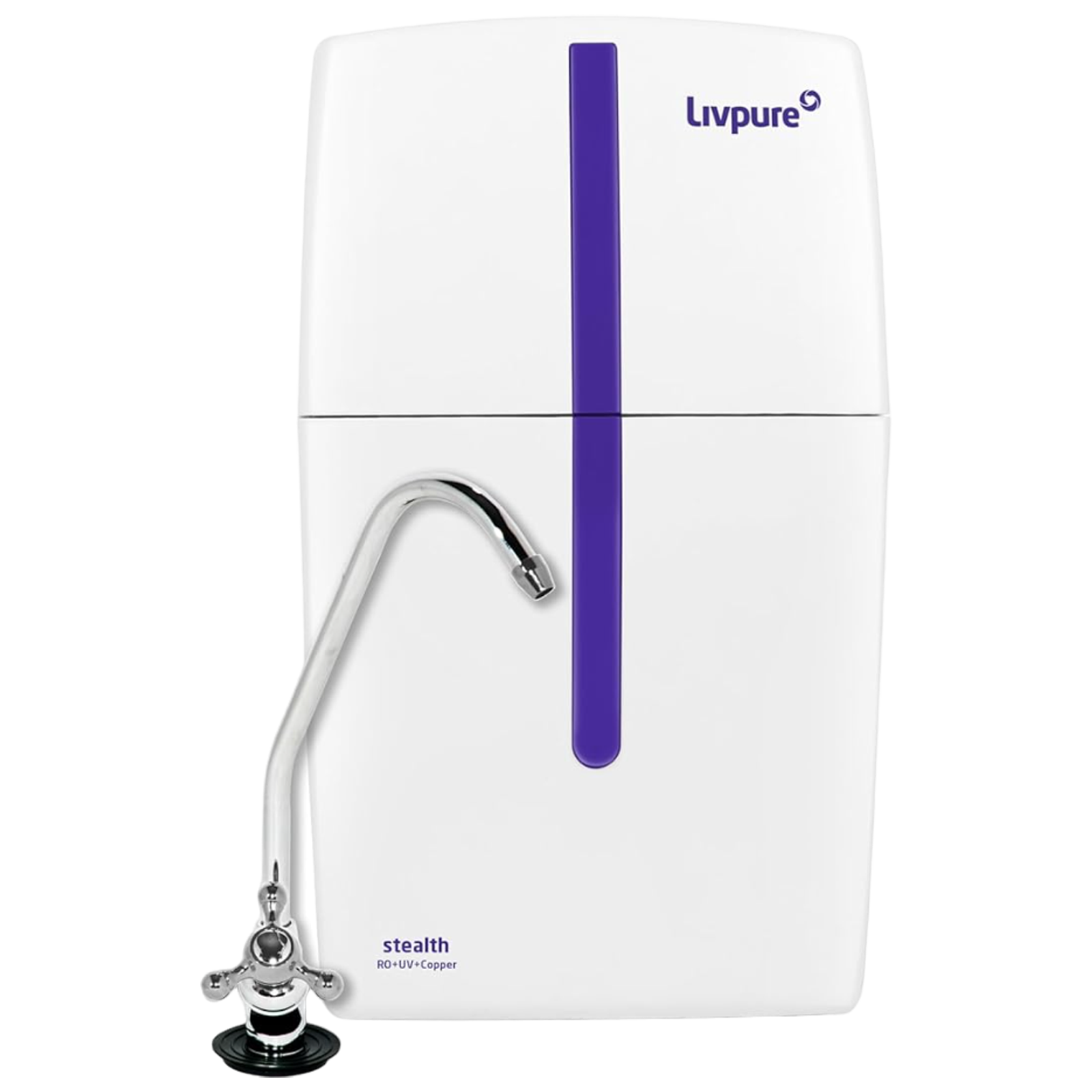 

Livpure Stealth 7 L RO + UV Water Purifier with Copper Infusion (White)