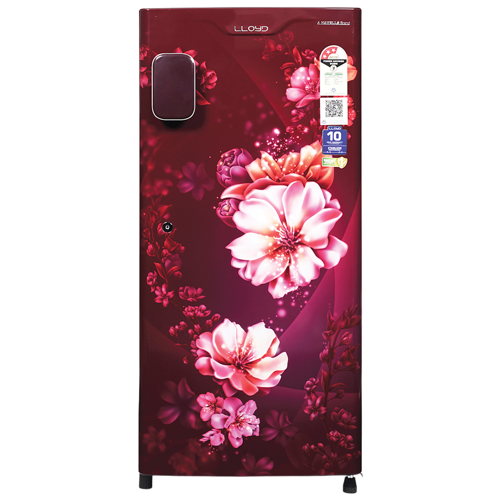 

LLOYD 188 Litres 3 Star Direct Cool Single Door Refrigerator with Bactsheild Technology (GLDC203ST4JC, Cherry Blossom Wine)