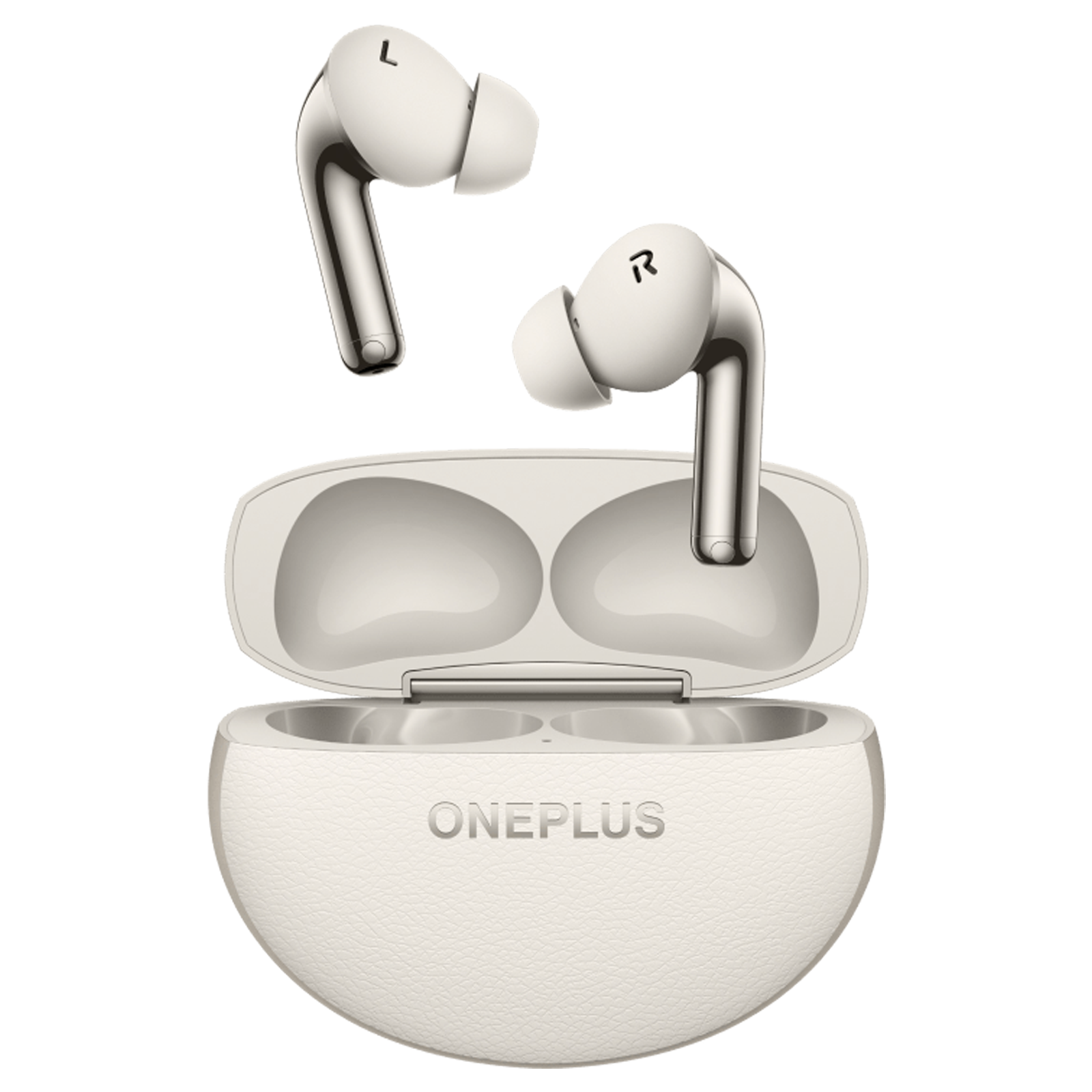 OnePlus Buds Pro 3 TWS Earbuds with Adaptive Noise Cancellation (IP55 Water Resistant, Fast Charging, Lunar Radiance)