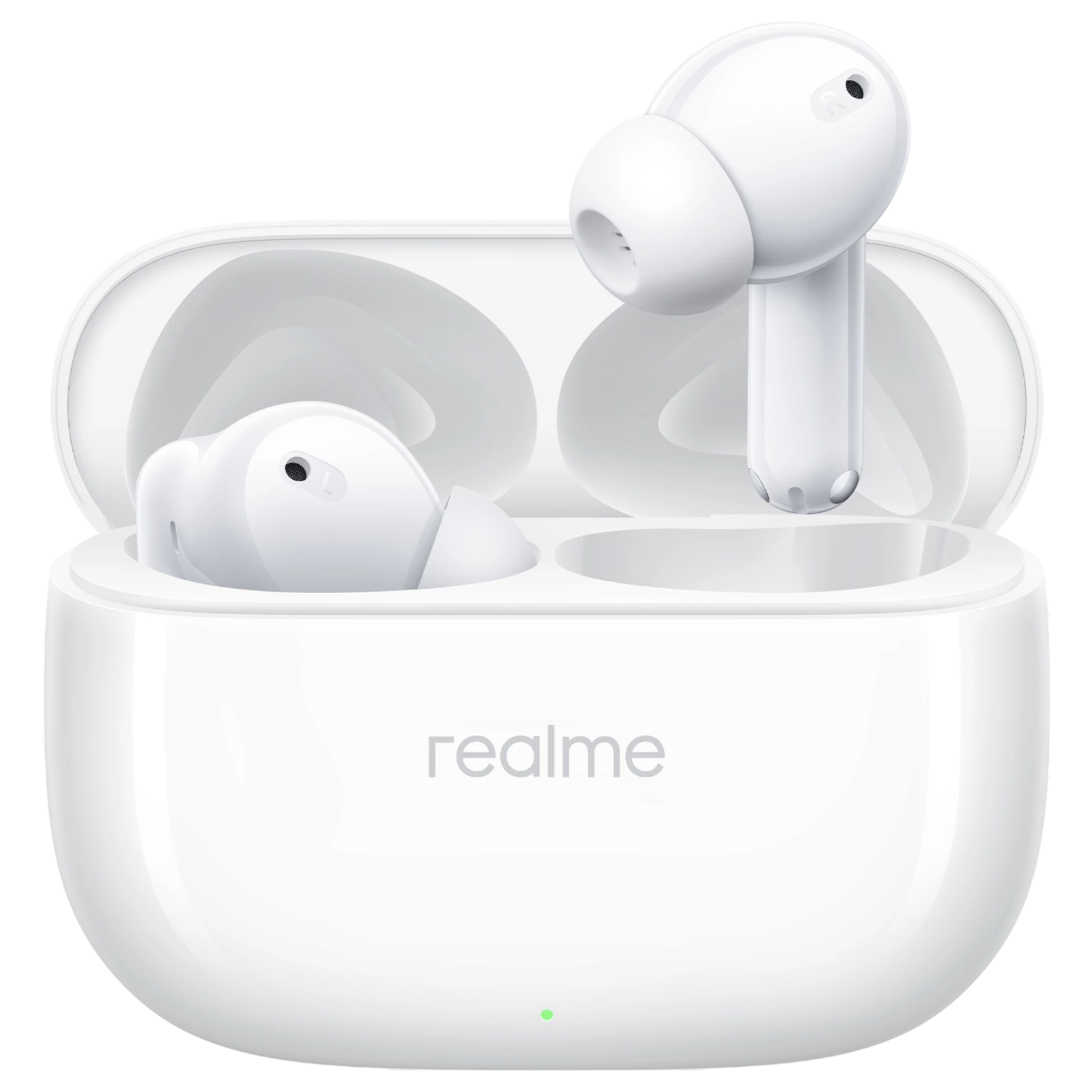 realme T310 TWS Earbuds with Hybrid Noise Cancellation (IP55 Water & Dust Resistance, 40 Hours Playback, Agile White)