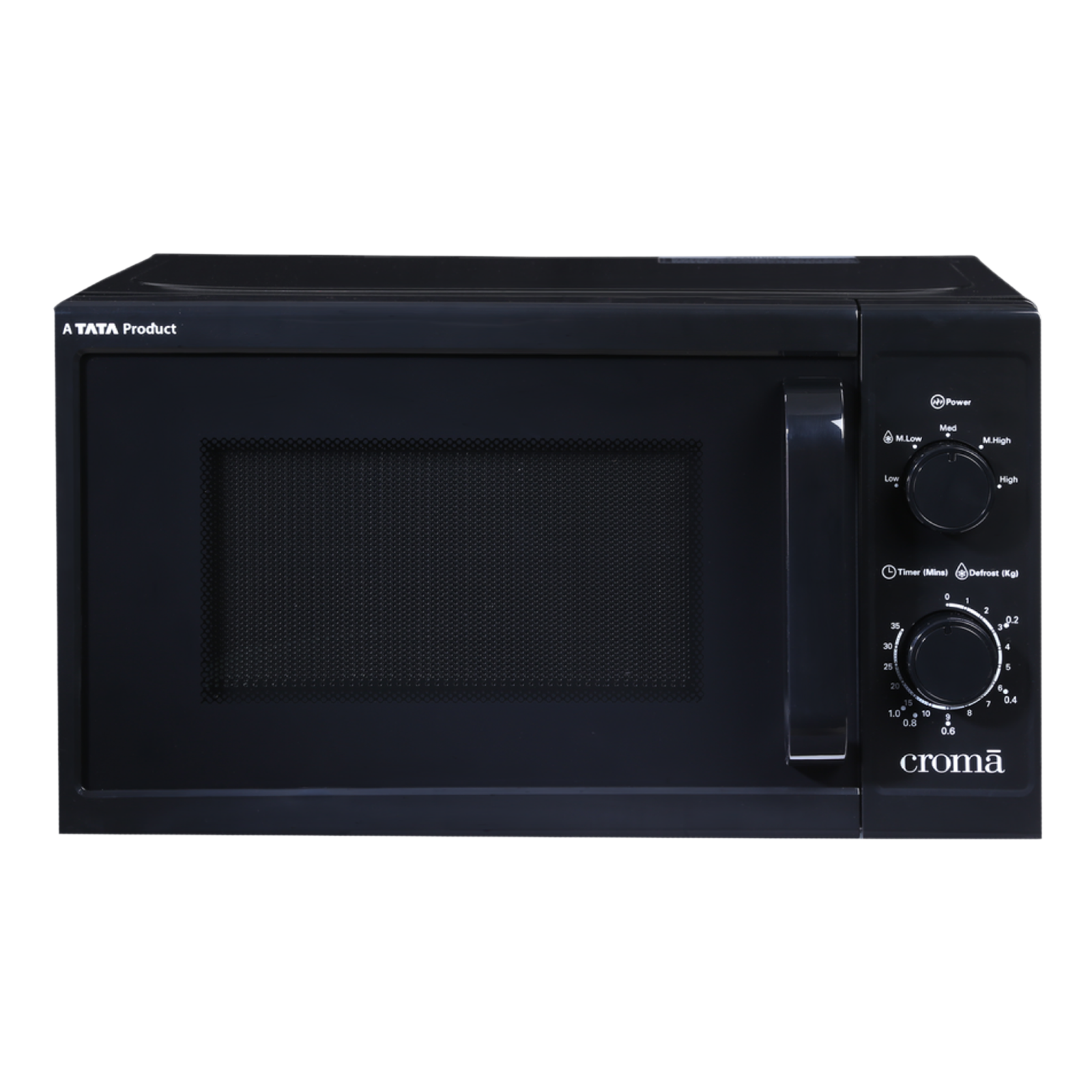 Croma M20 20L Solo Microwave Oven with Temperature Sensor (Black)