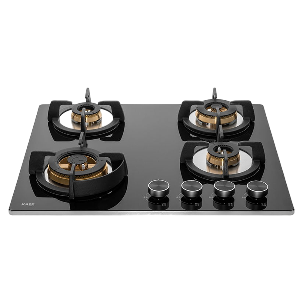 

KAFF BLH-F 604 Tempered Glass Top 4 Burner Automatic Electric Hob (Flame Failure Device, Black)