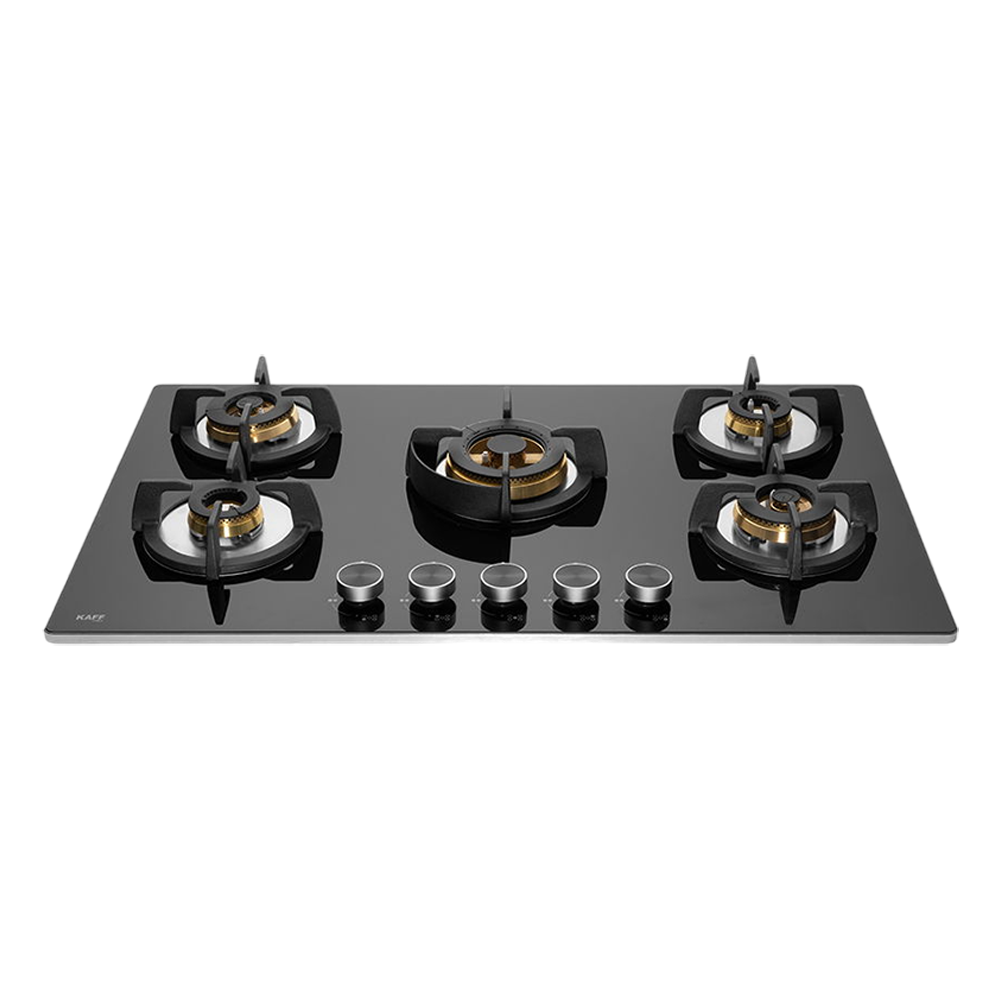 

KAFF Bellini-F Tempered Glass Top 5 Burner Automatic Electric Hob (Flame Failure Device, Black)